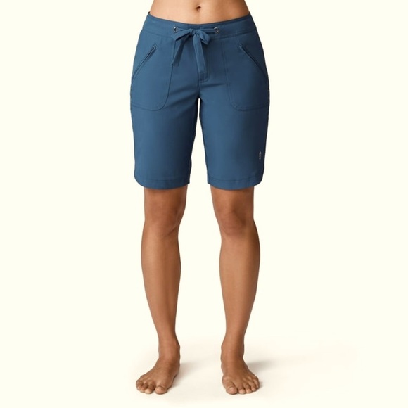 NWT Free Country Bermuda Shorts, Size XL (16), Lagoon - Picture 1 of 5
